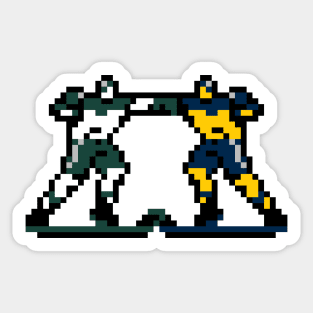 Blades of Steel - Michigan Collegiate Rivalry Sticker